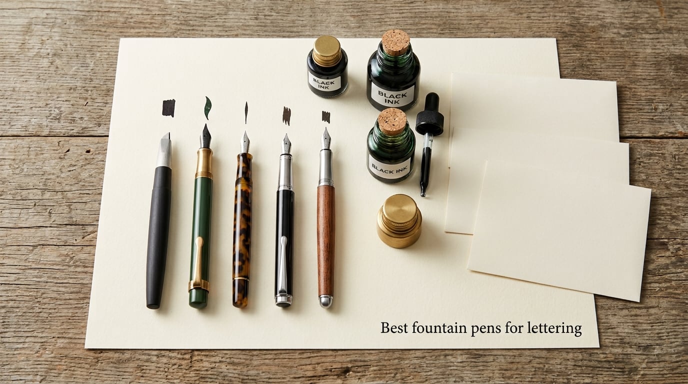 Best fountain pens for lettering