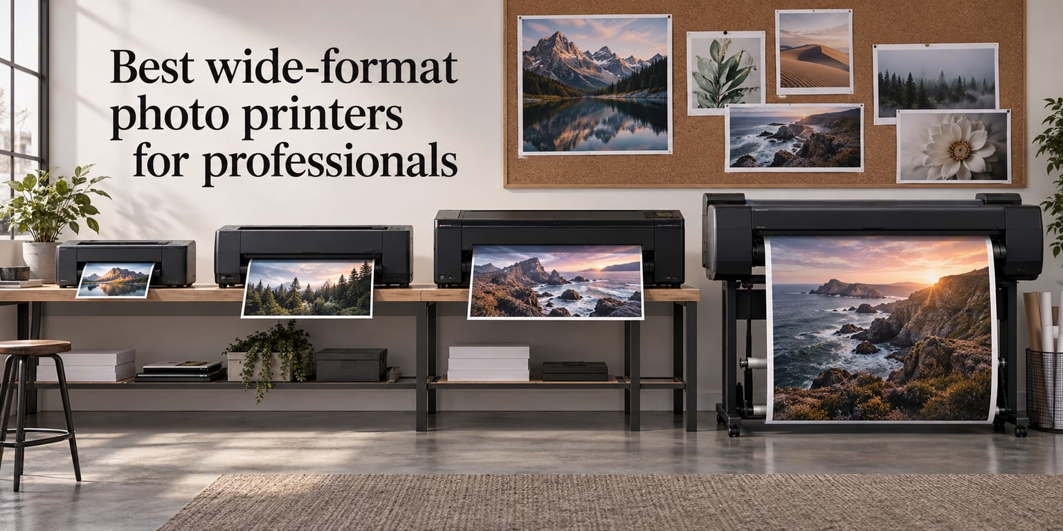 Best wide-format photo printers for professionals