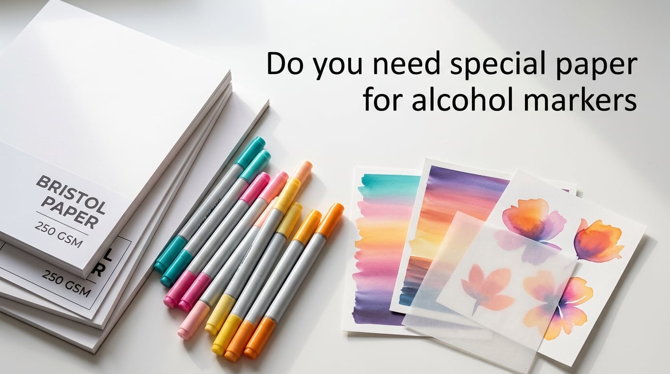 Do you need special paper for alcohol markers