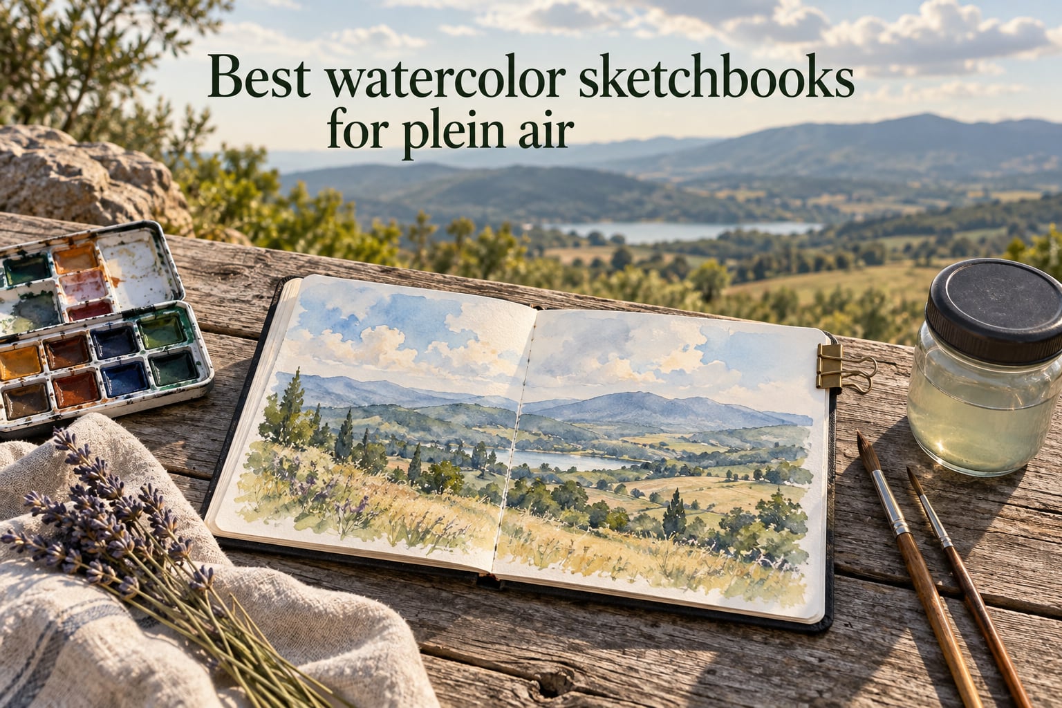 Best watercolor sketchbooks for plein air