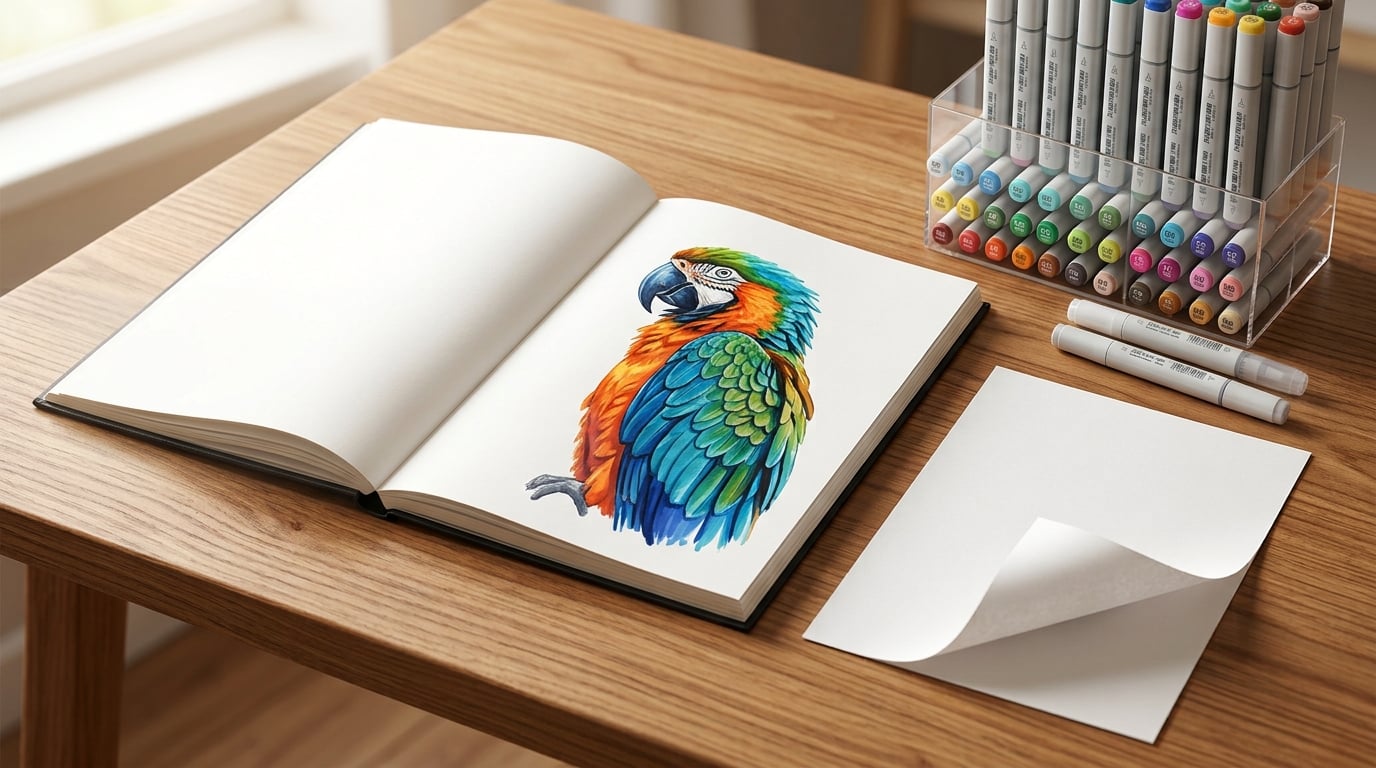 Best sketchbook for alcohol markers with no bleed-through