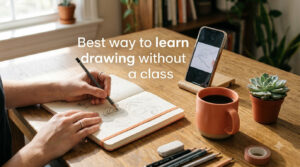 Best way to learn drawing without a class