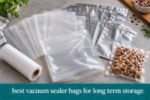 best vacuum sealer bags for long term storage