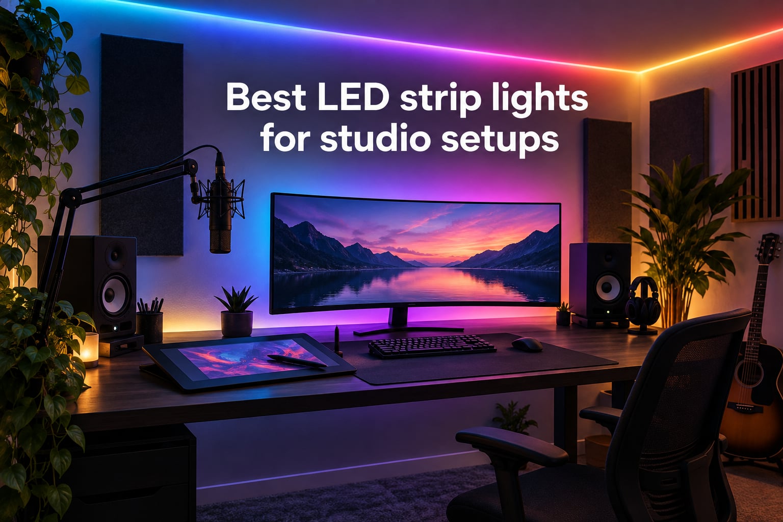 Best LED strip lights for studio setups