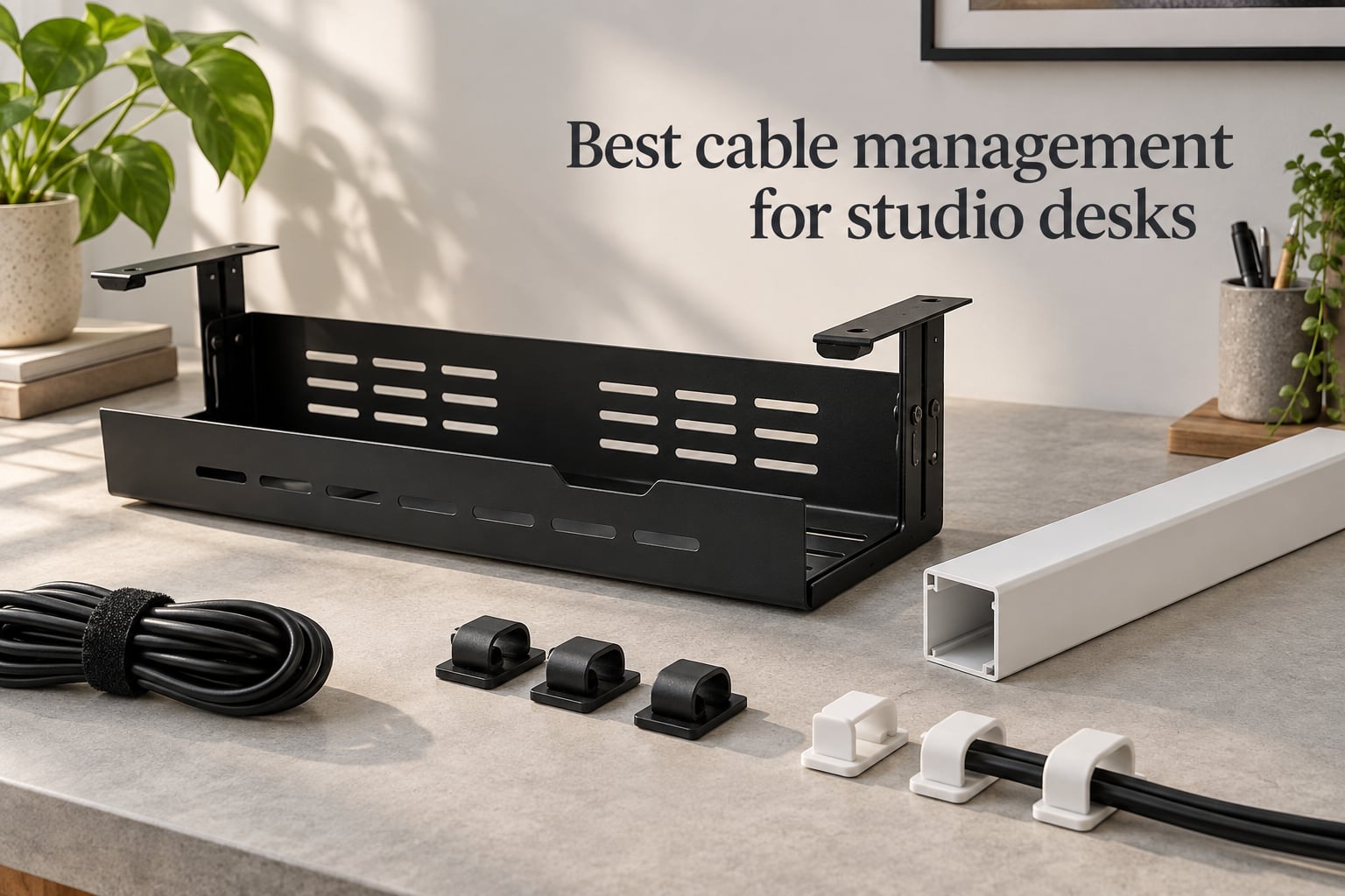 Best cable management for studio desks