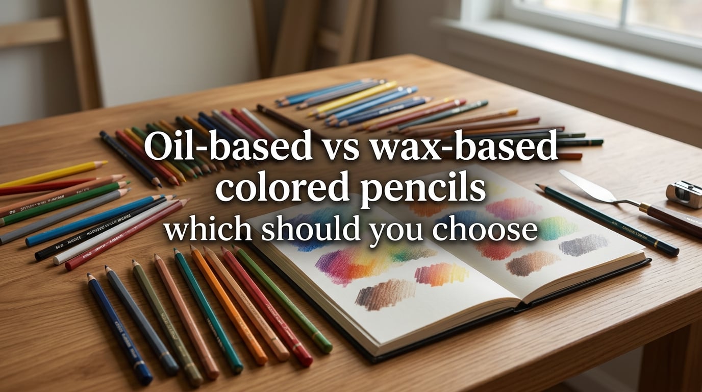 Oil-based vs wax-based colored pencils which should you choose