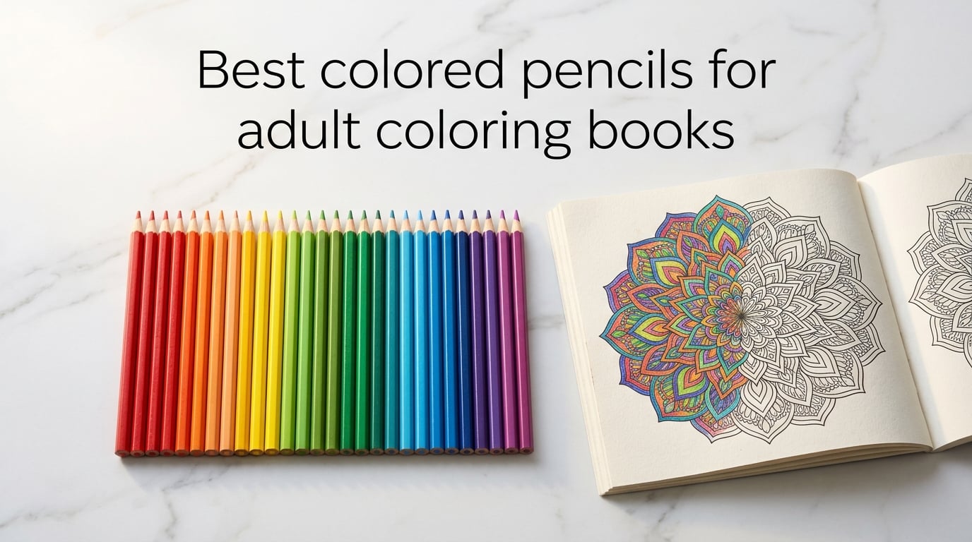 Best colored pencils for adult coloring books