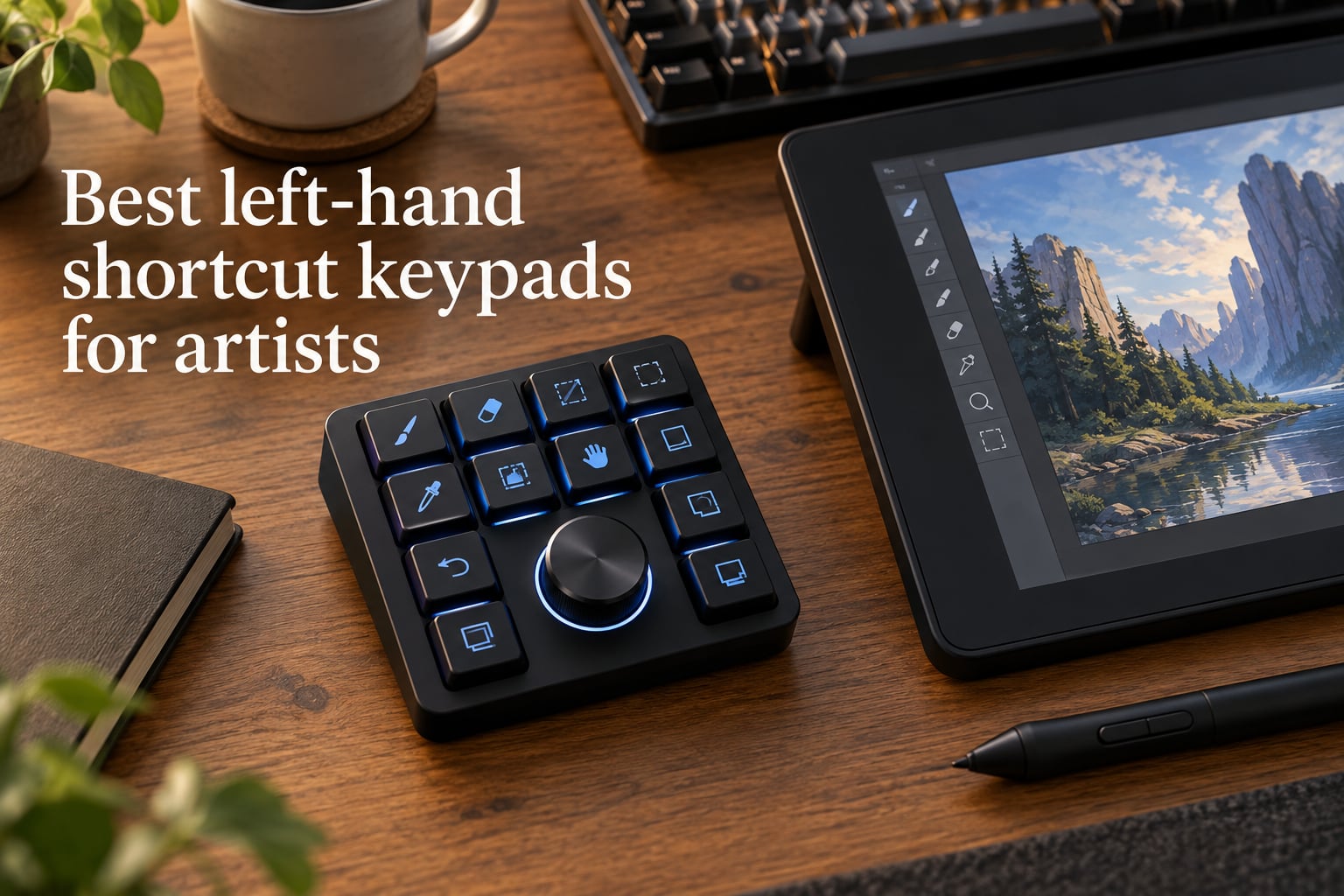 Best left-hand shortcut keypads for artists