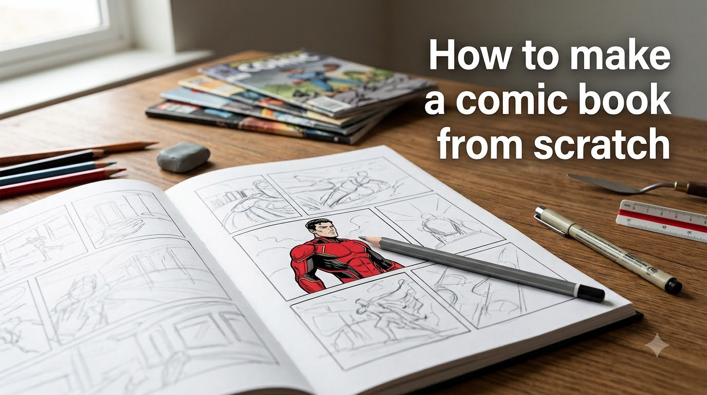 How to make a comic book from scratch
