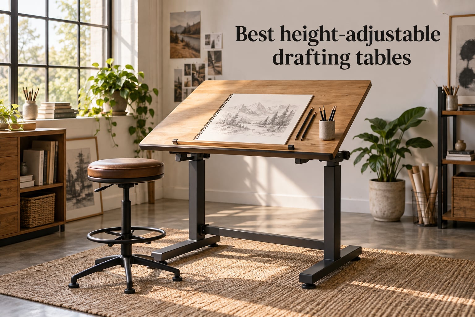 Best height-adjustable drafting tables