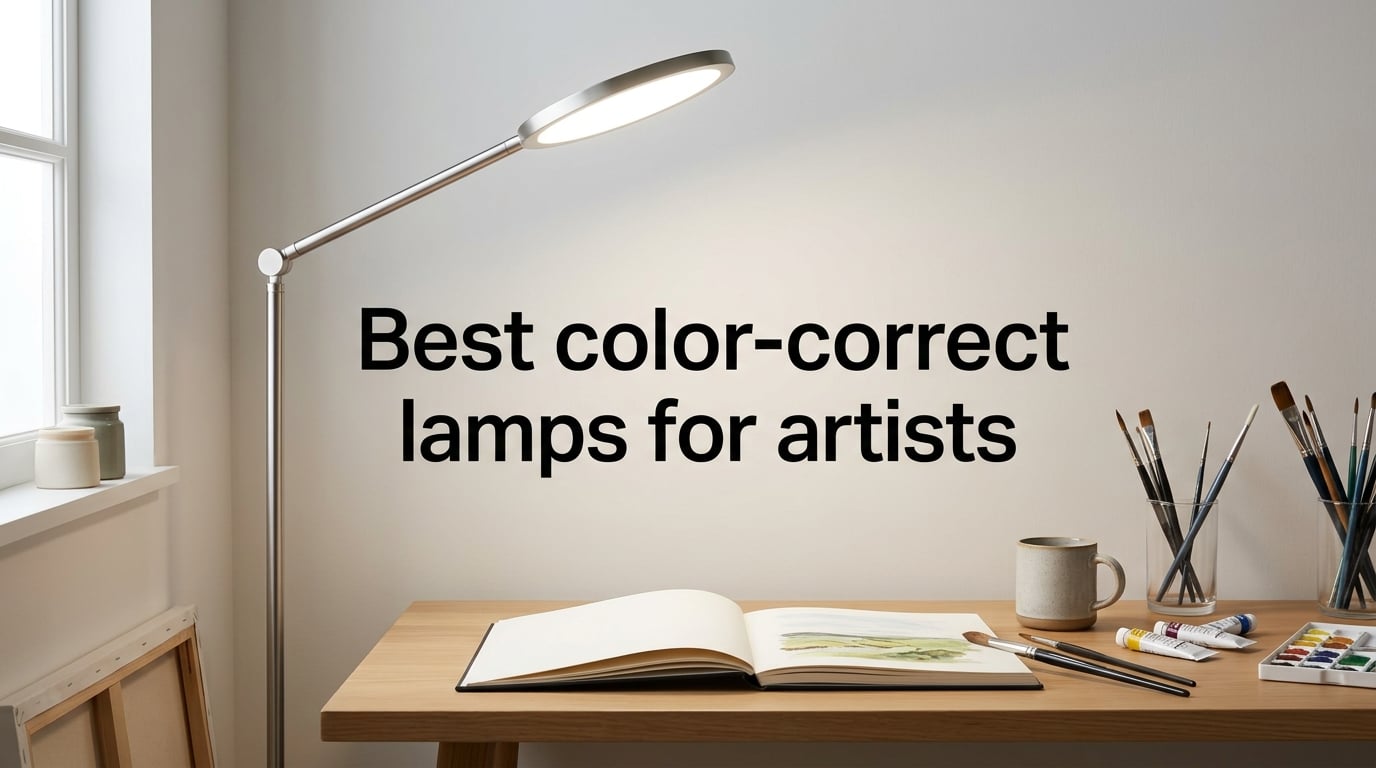 Best color-correct lamps for artists