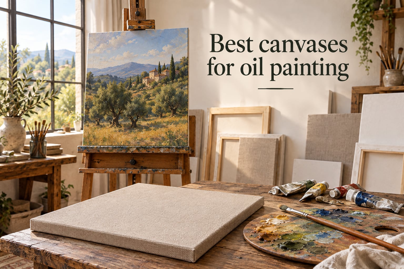 Best canvases for oil painting