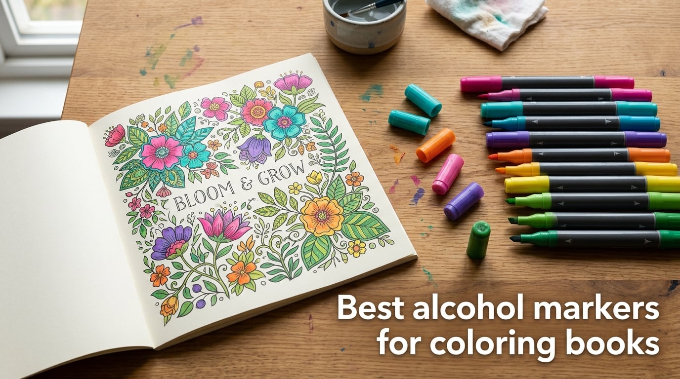 Best alcohol markers for coloring books