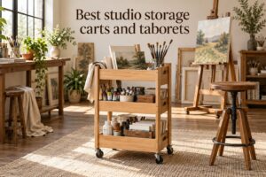 Best studio storage carts and taborets