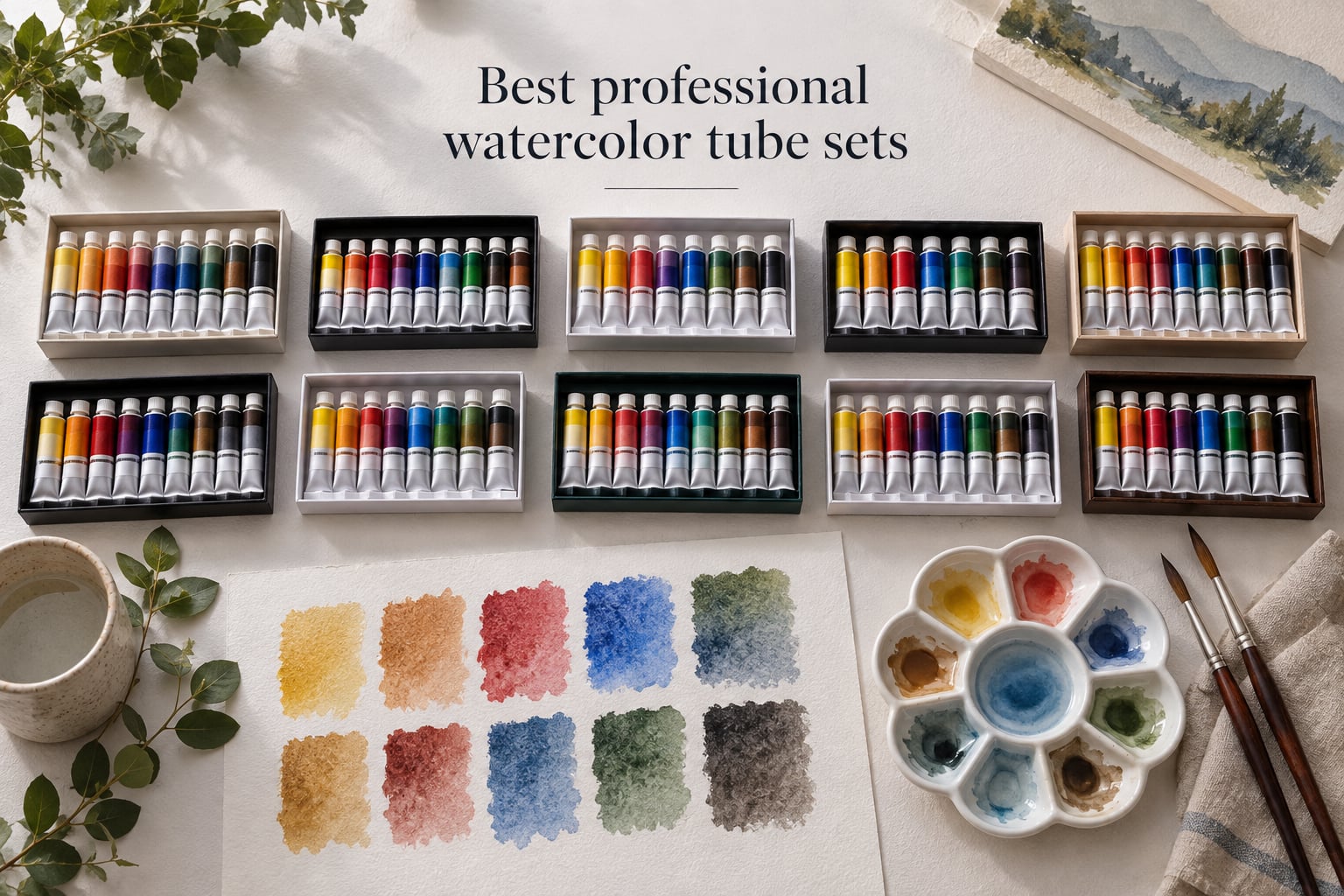 Best professional watercolor tube sets