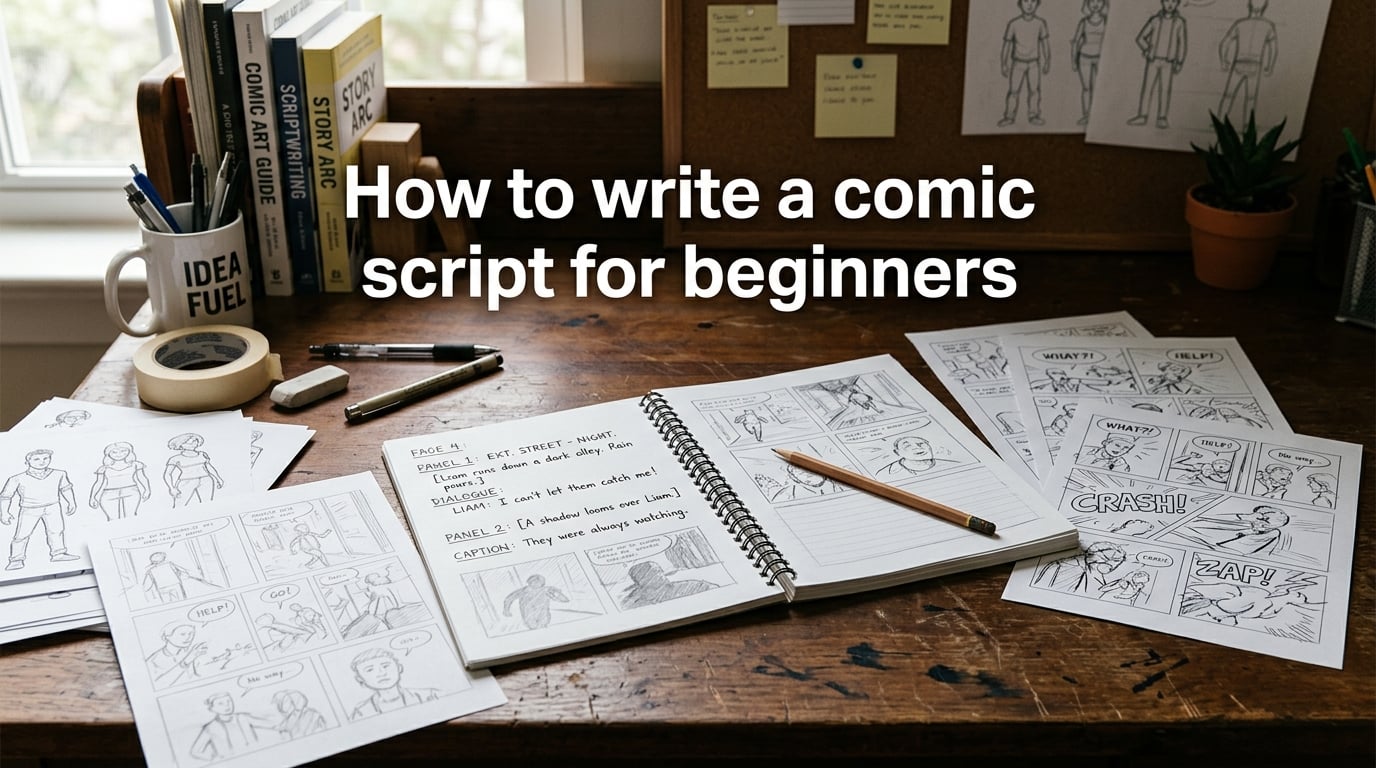 How to write a comic script for beginners
