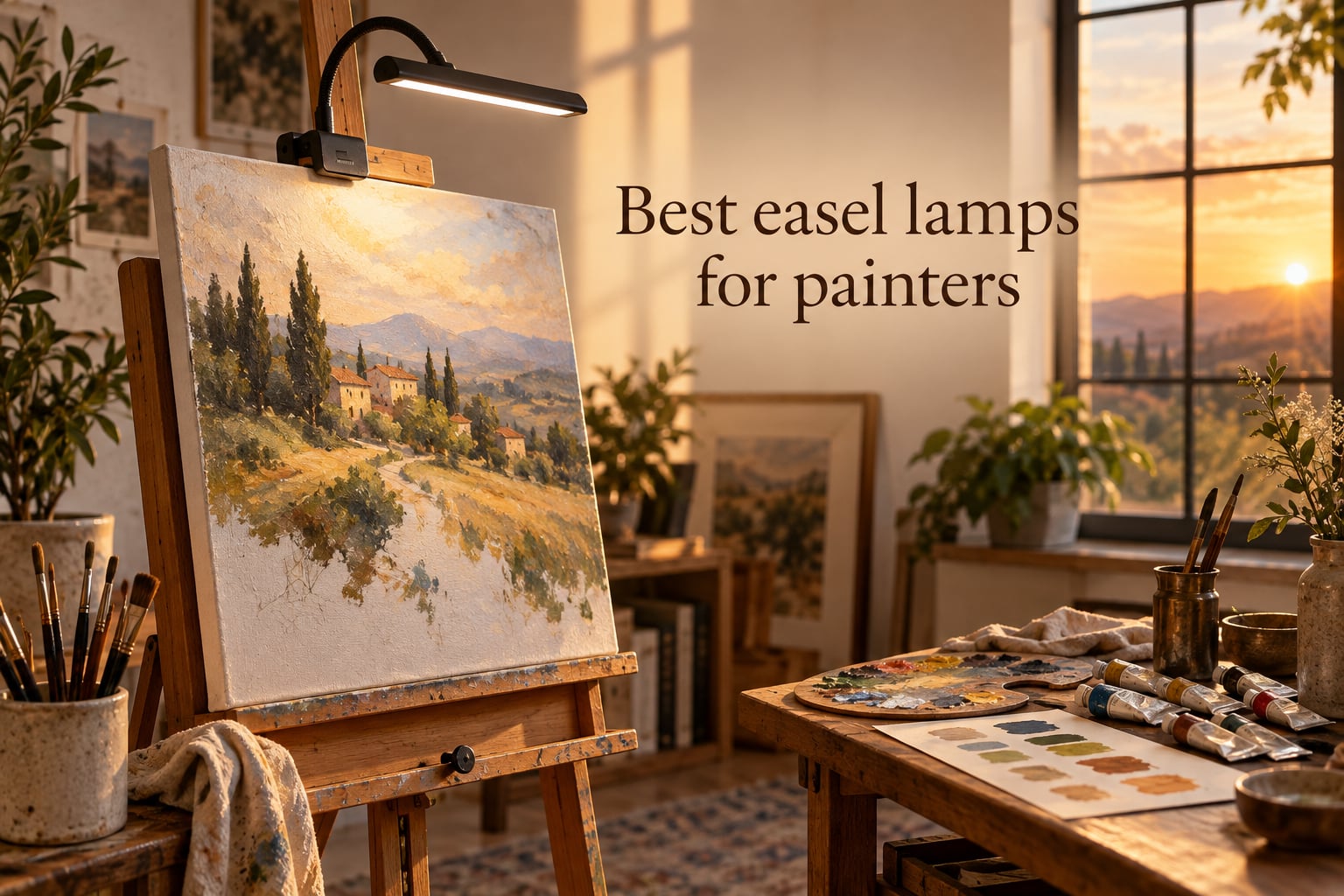 Best easel lamps for painters
