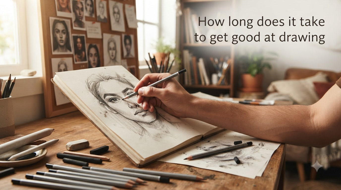 How long does it take to get good at drawing