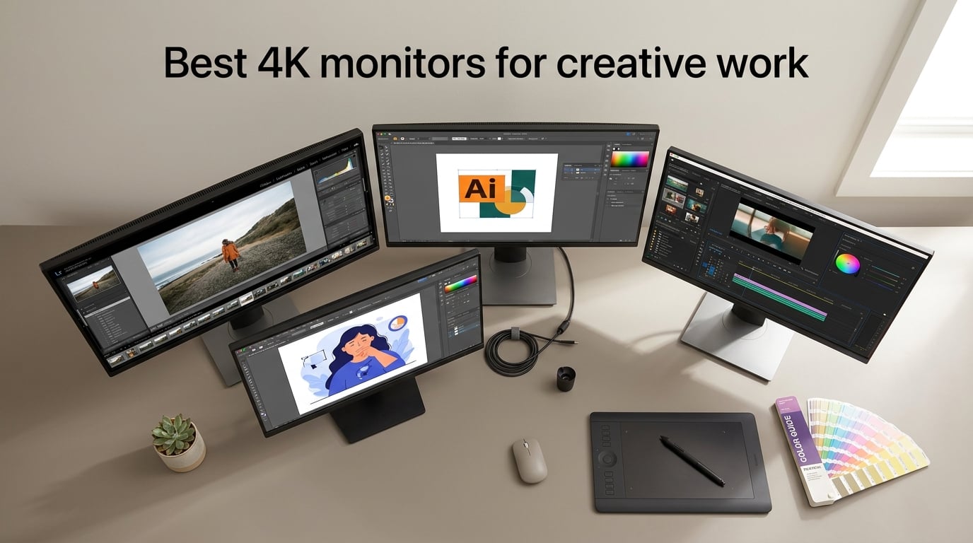 Best 4K monitors for creative work