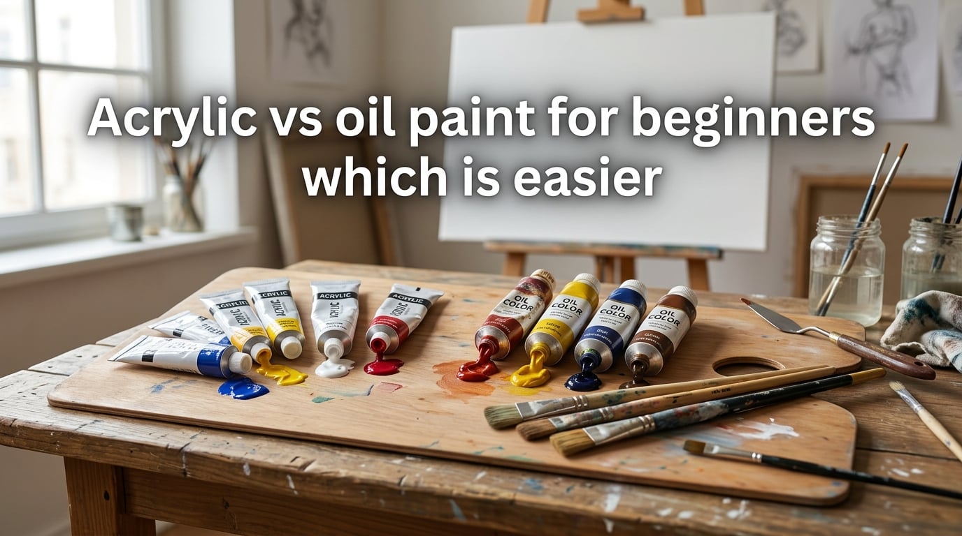 Acrylic vs oil paint for beginners which is easier
