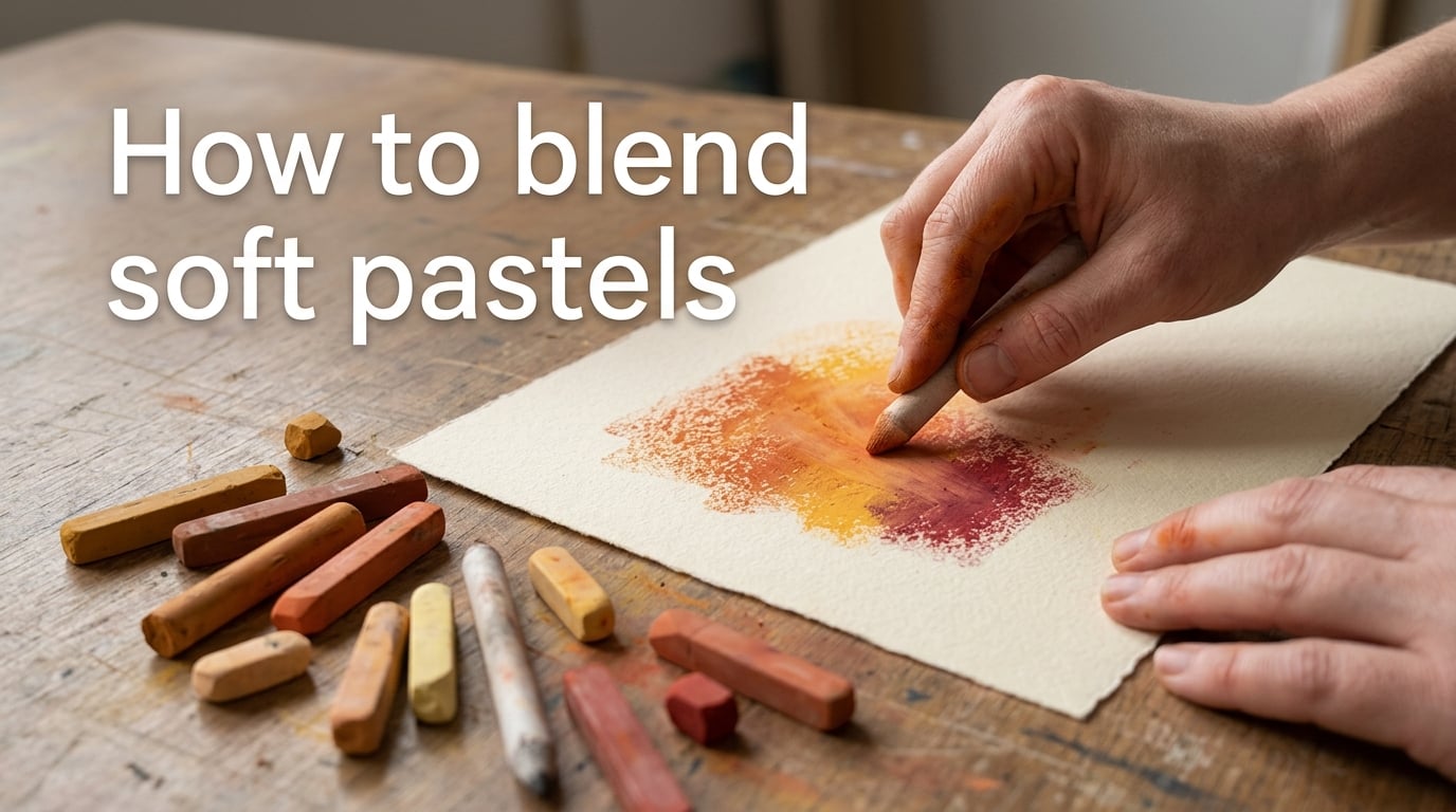 How to blend soft pastels