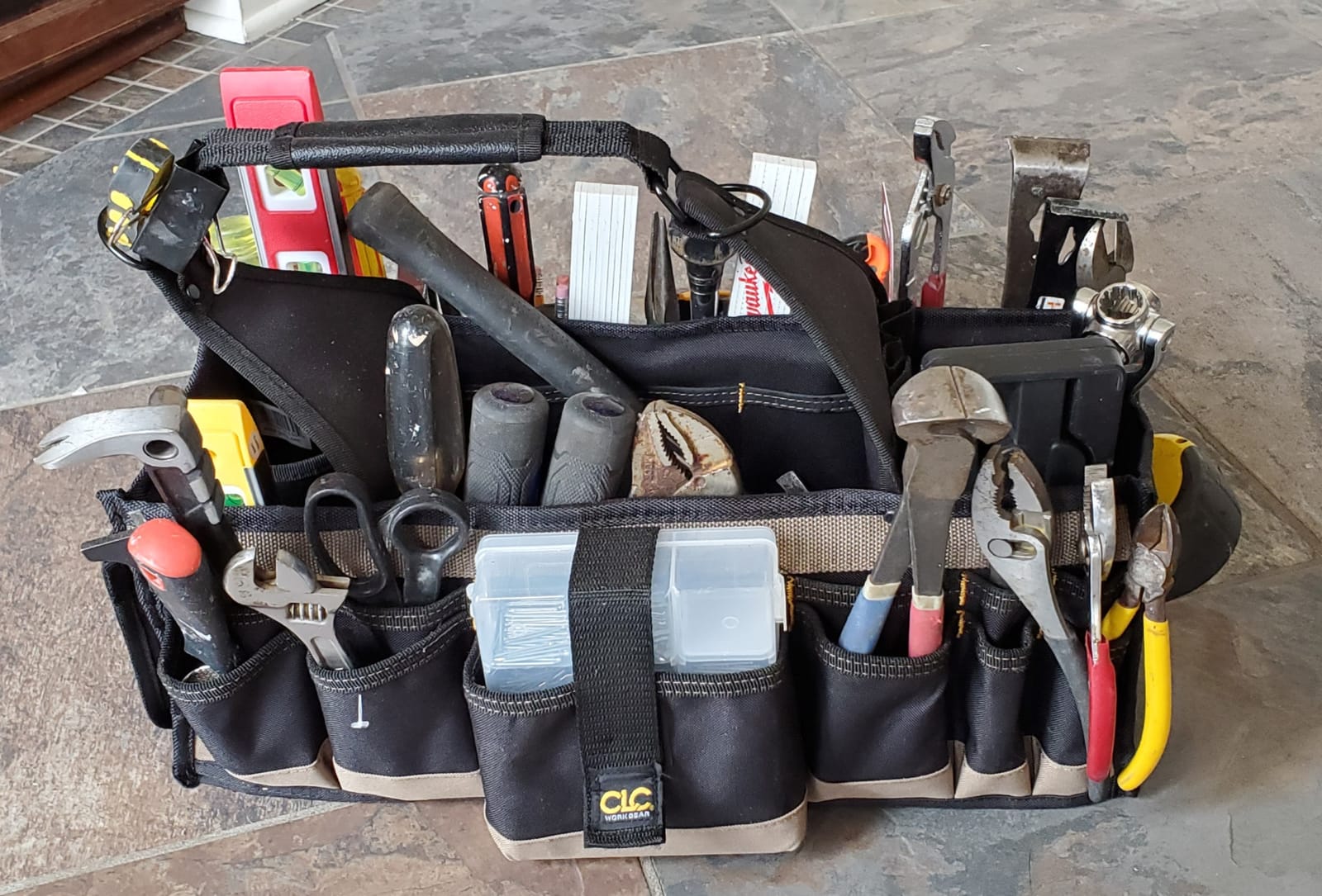 CLC WORK GEAR 1530 Electrical and Maintenance Tool Carrier, 43 Pocket, Black customer photo 1
