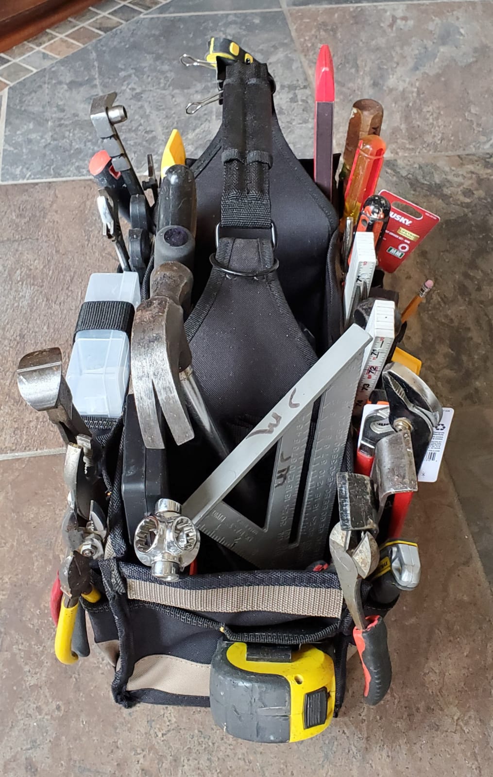 CLC WORK GEAR 1530 Electrical and Maintenance Tool Carrier, 43 Pocket, Black customer photo 2
