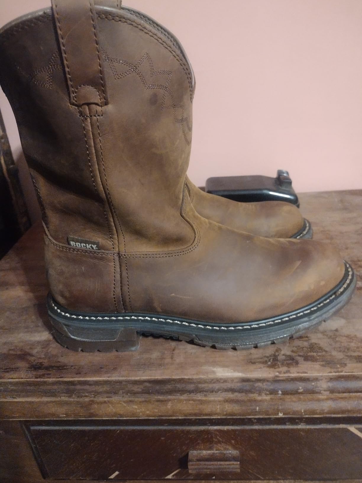 ROCKY Men's Original Ride Roper Western Cowboy Boot customer photo 2