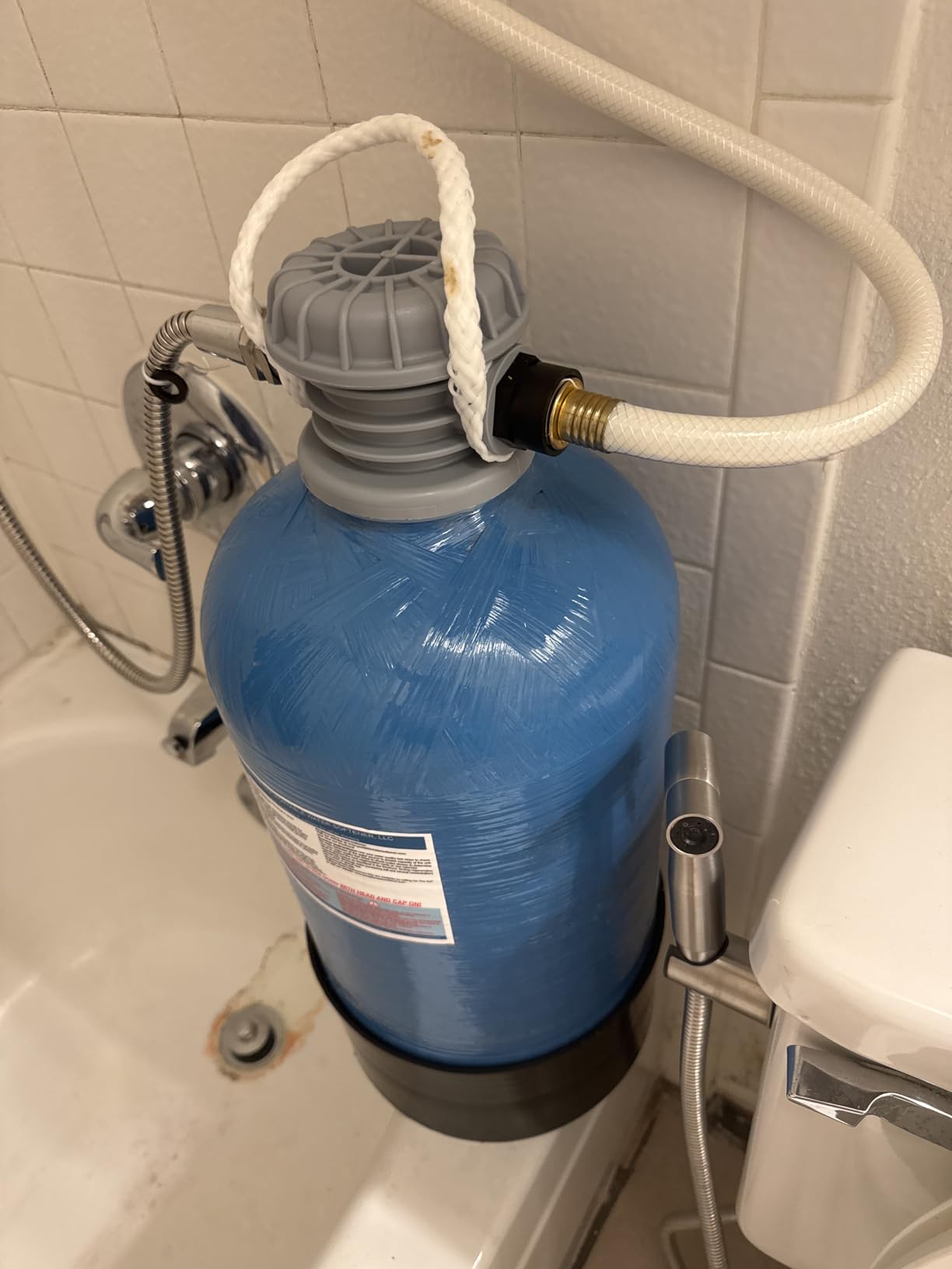 OTG4-DBLSOFT-Portable 16,000 Grain RV Water Softener (NOT made in China, assembled by U.S. Workers in Indiana) customer photo 2