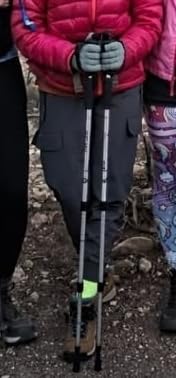 Telescopic Trekking Poles for Hiking, Anti-Shock Nordic Walking Sticks customer photo 2