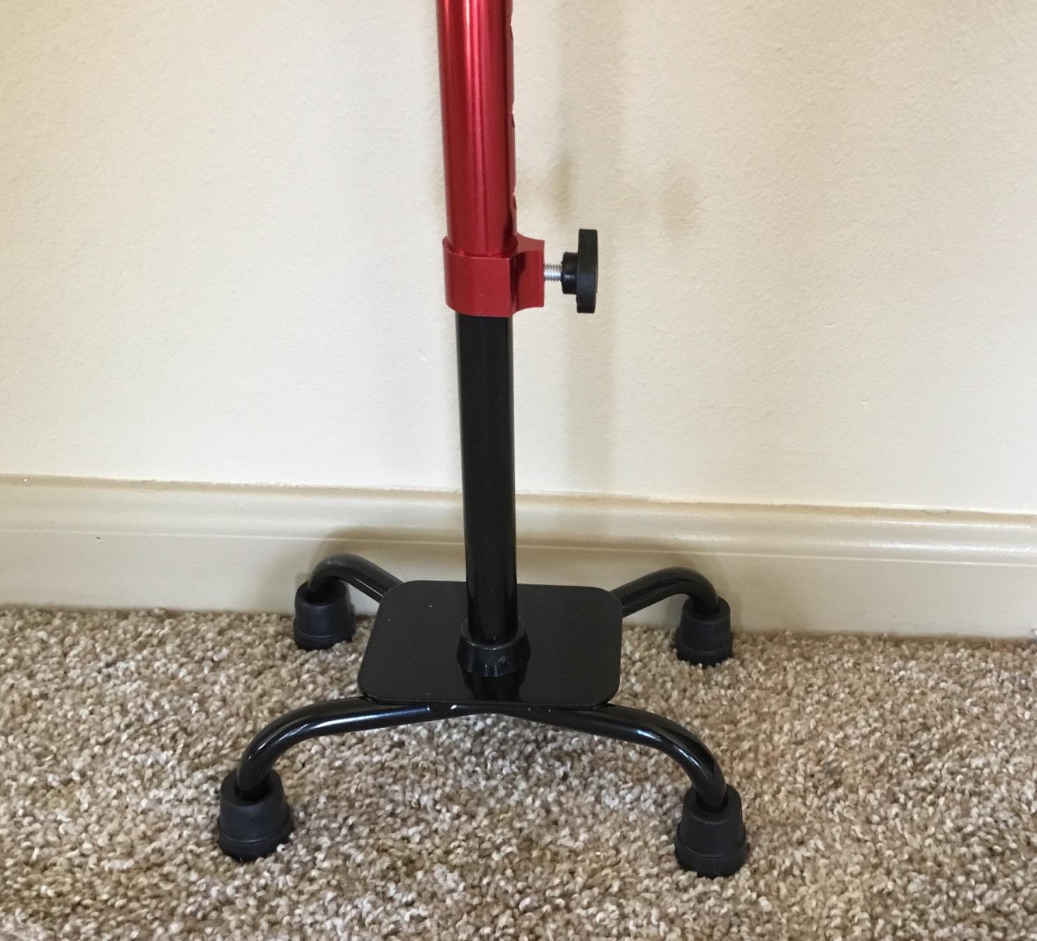 Vive Quad Cane - 4 Prong Walking Cane for Men & Women - Self Standing customer photo 1