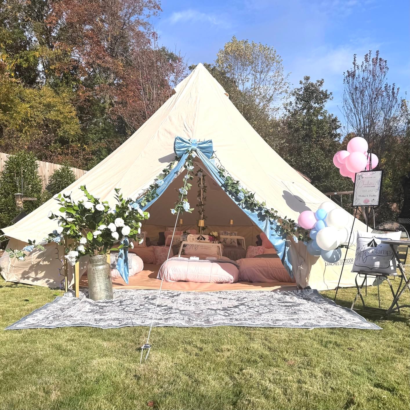 DANCHEL OUTDOOR B5PRO Canvas Bell Tent with Stove Jack 13ft/16.4ft/20ft customer photo 2