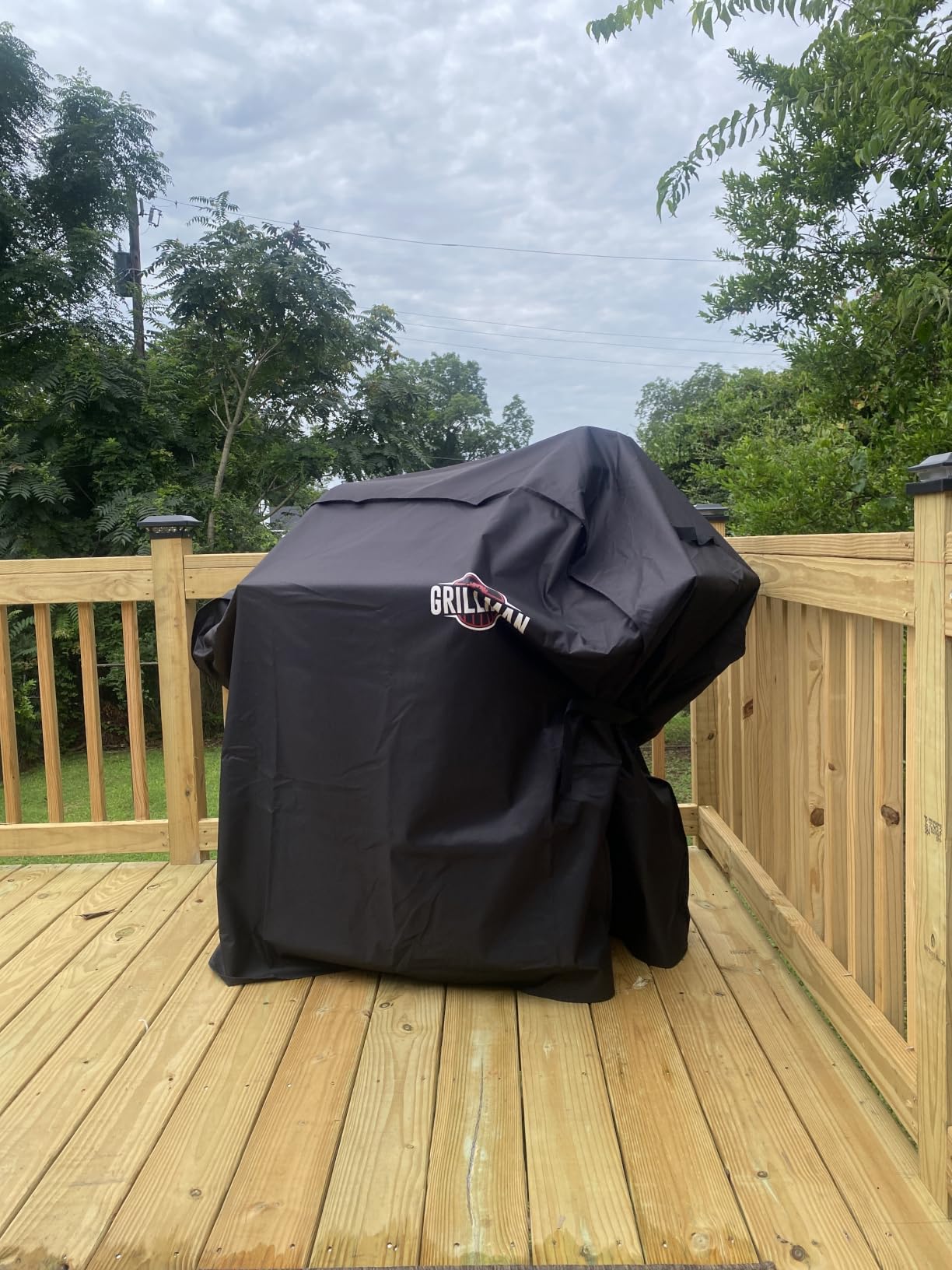 Grillman Waterproof BBQ Grill Cover for Outdoor Grills, 58 Inch, Black customer photo 2
