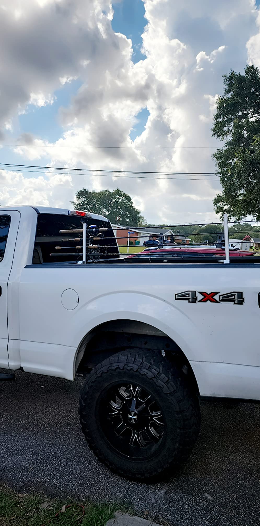 Brocraft 4 Rod Truck Bed Rod Holder, Aluminum Clamp-On Fishing Rod Rack for Truck, Boat, Canoe and Pontoon customer photo 2