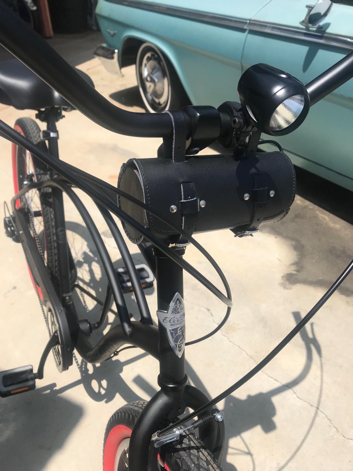 Bright Eyes Newly Upgraded and Fully Waterproof 1200 Lumen Rechargeable Mountain, Road Bike Headlight, 6400mAh Battery (Now 5+ Hours on Bright Beam). Free Diffuser Lens/TAILLIGHT customer photo 2