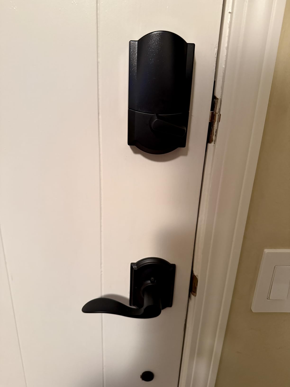 Schlage Encode Smart WiFi Deadbolt Lock with Century Trim, Matte Black customer photo 1