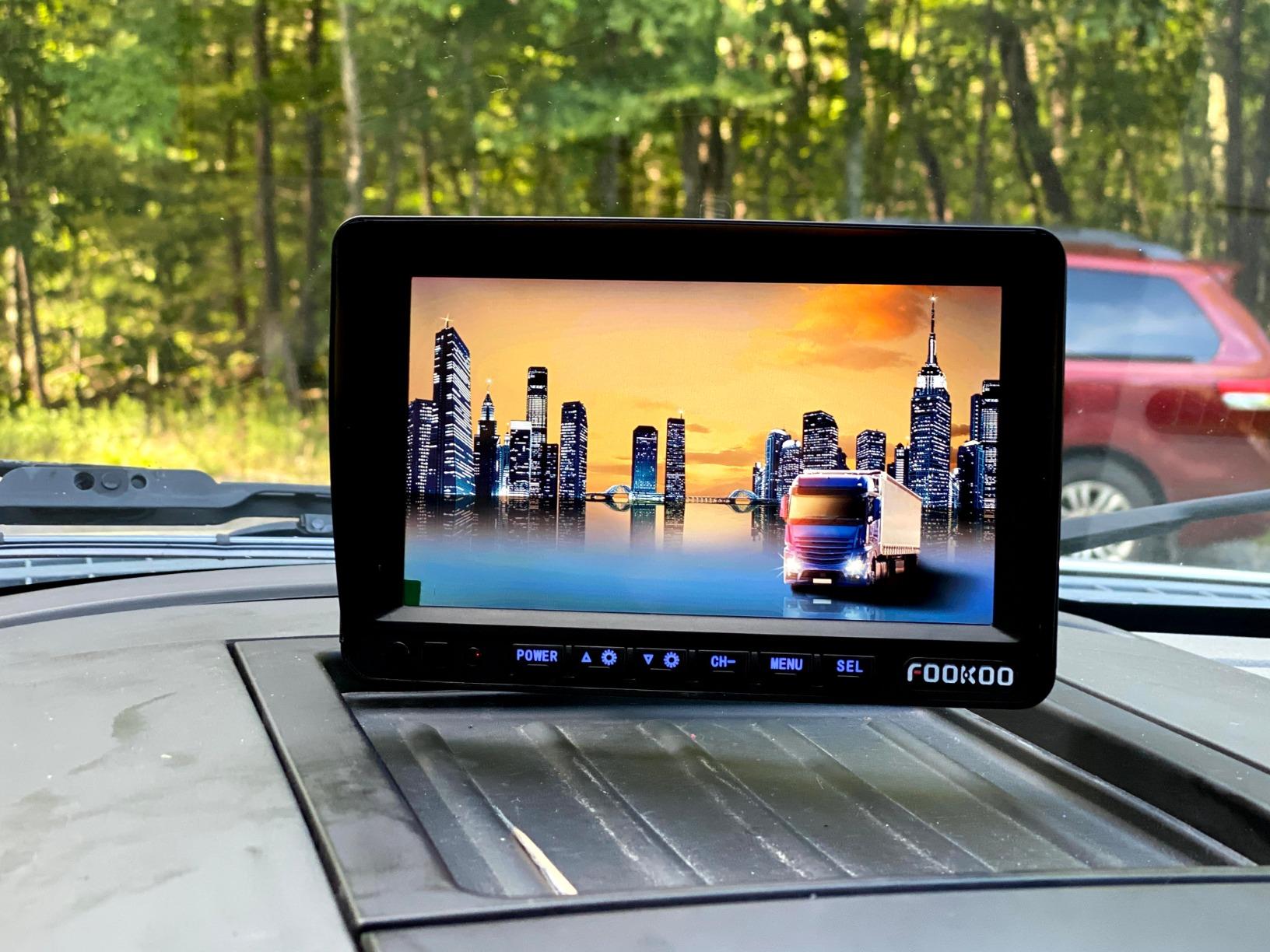 Fookoo HD 1080P Wired Backup Camera System: 7