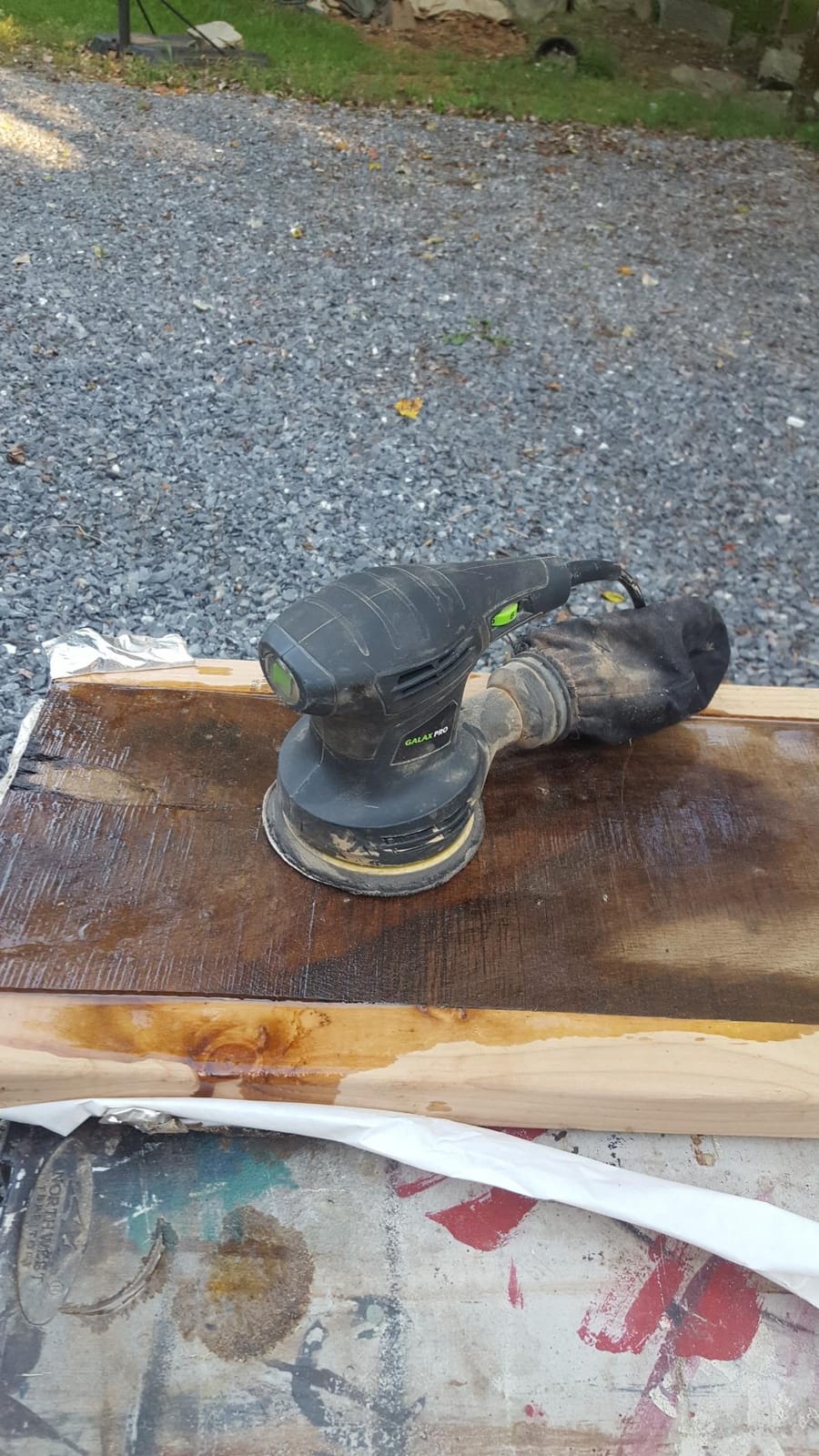 GALAX PRO 13000OPM Random Orbital Sander 6 Variable Speed with 15 Sandpaper customer photo 1