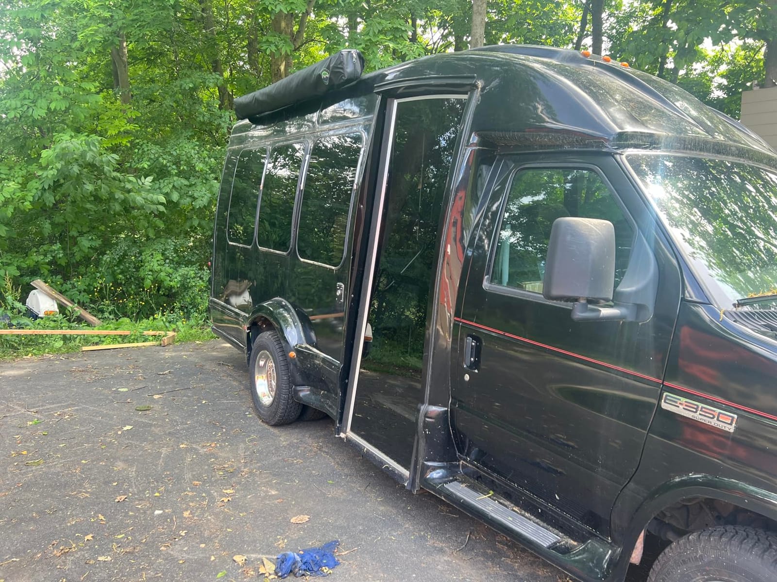 OVS Nomadic 180 Awning - Dark Gray with Black Travel Cover - Universal customer photo 1