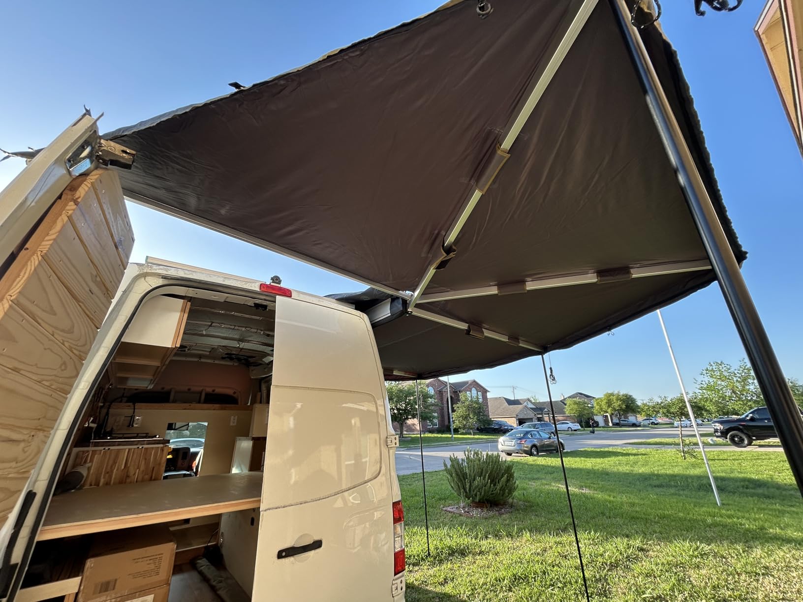 Nomadic OVS Awning 270 Passenger Side - Dark Gray Cover with Black Cover Universal customer photo 2
