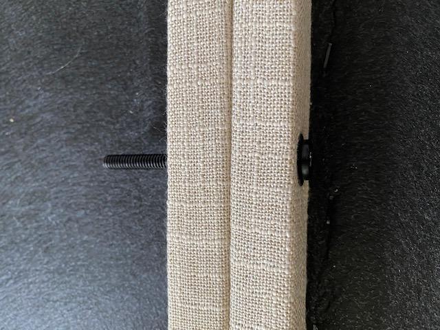 Yongchuang Upholstered Queen Headboard Only Modern Linen Head Board Oatmeal customer photo 1