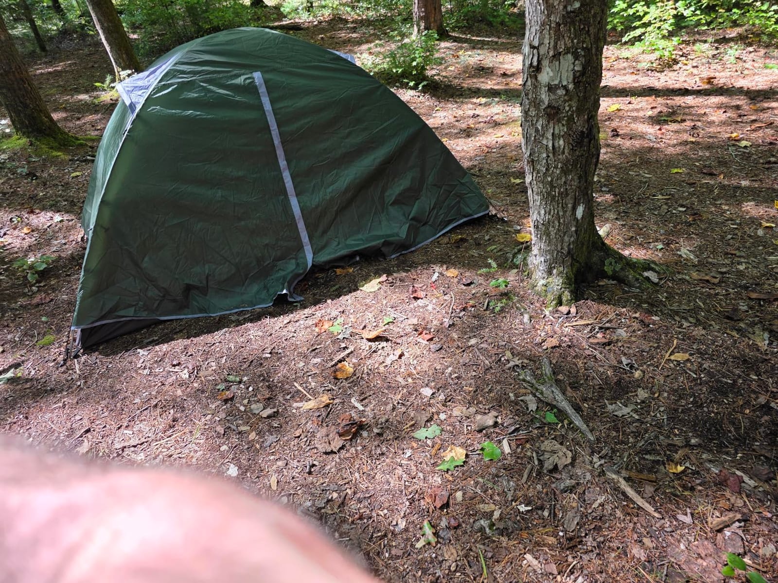 Bessport Camping Tent 1/2 Person Tent Waterproof Two Doors Backpacking Tent Easy Setup Lightweight for Outdoor, Hiking Mountaineering Travel customer photo 2