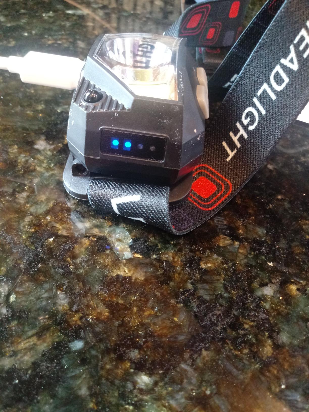 LHKNL Headlamp Flashlight, Lumen Bright Head Lamps LED Rechargeable Camping customer photo 1