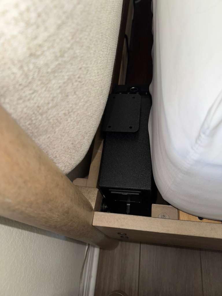 Biometric Slider Handgun Gun Safe for Nightstand, Desk, Bed Side, Truck customer photo 2