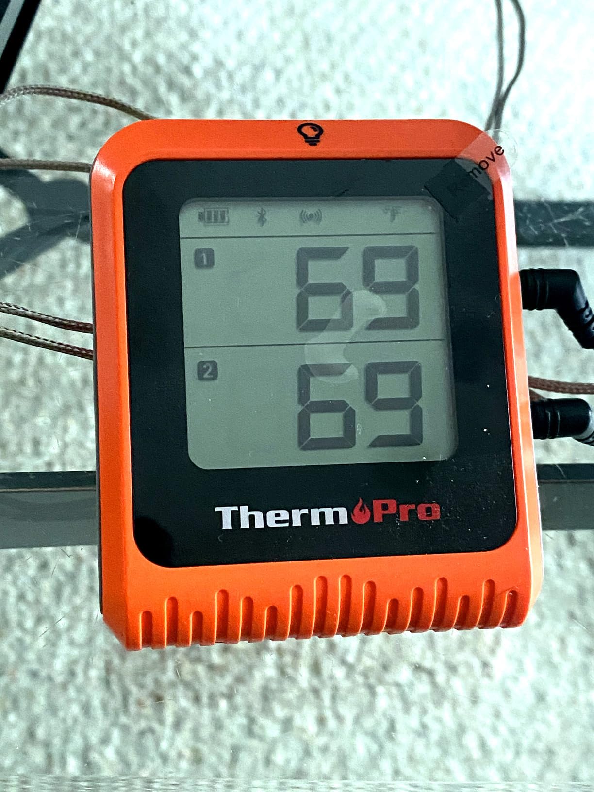 TempPro TempSync 650ft Bluetooth Meat Thermometer with 4 Color-Coded Probes customer photo 1