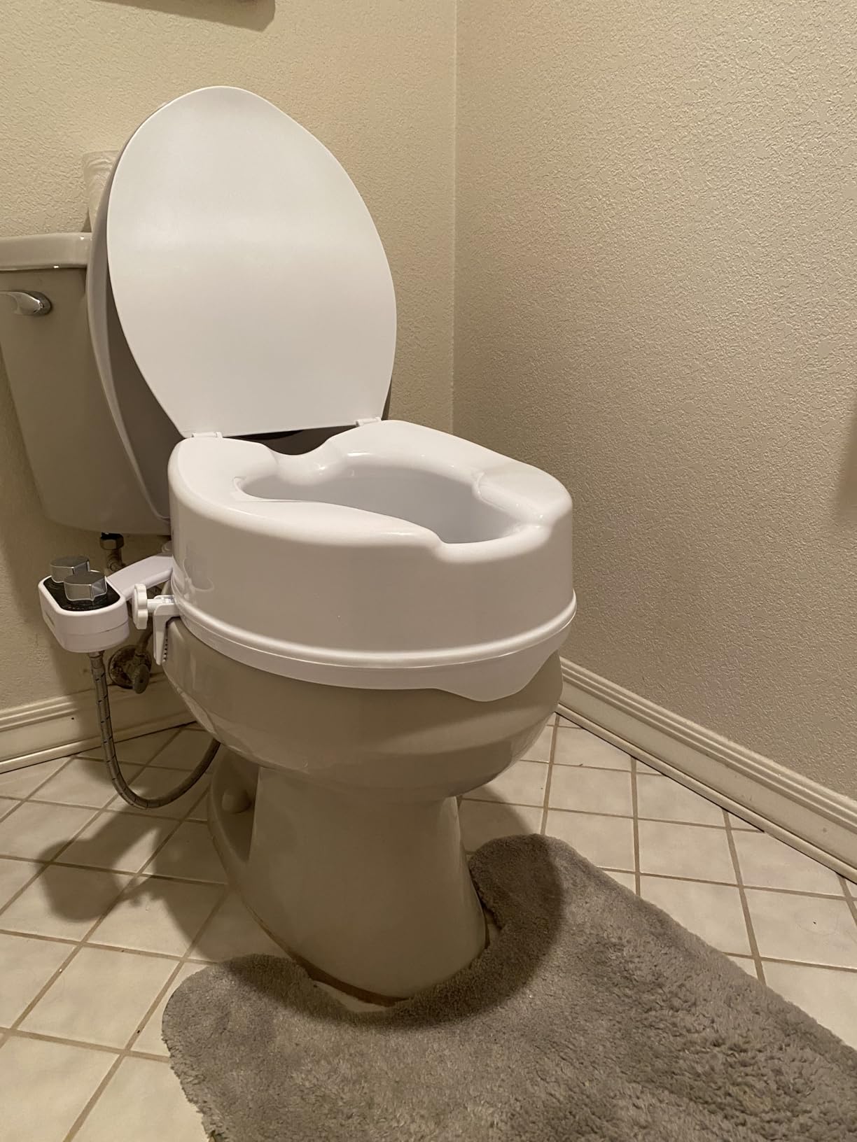 PEPE Mobility Raised Toilet Seat with Lid for Elderly 6
