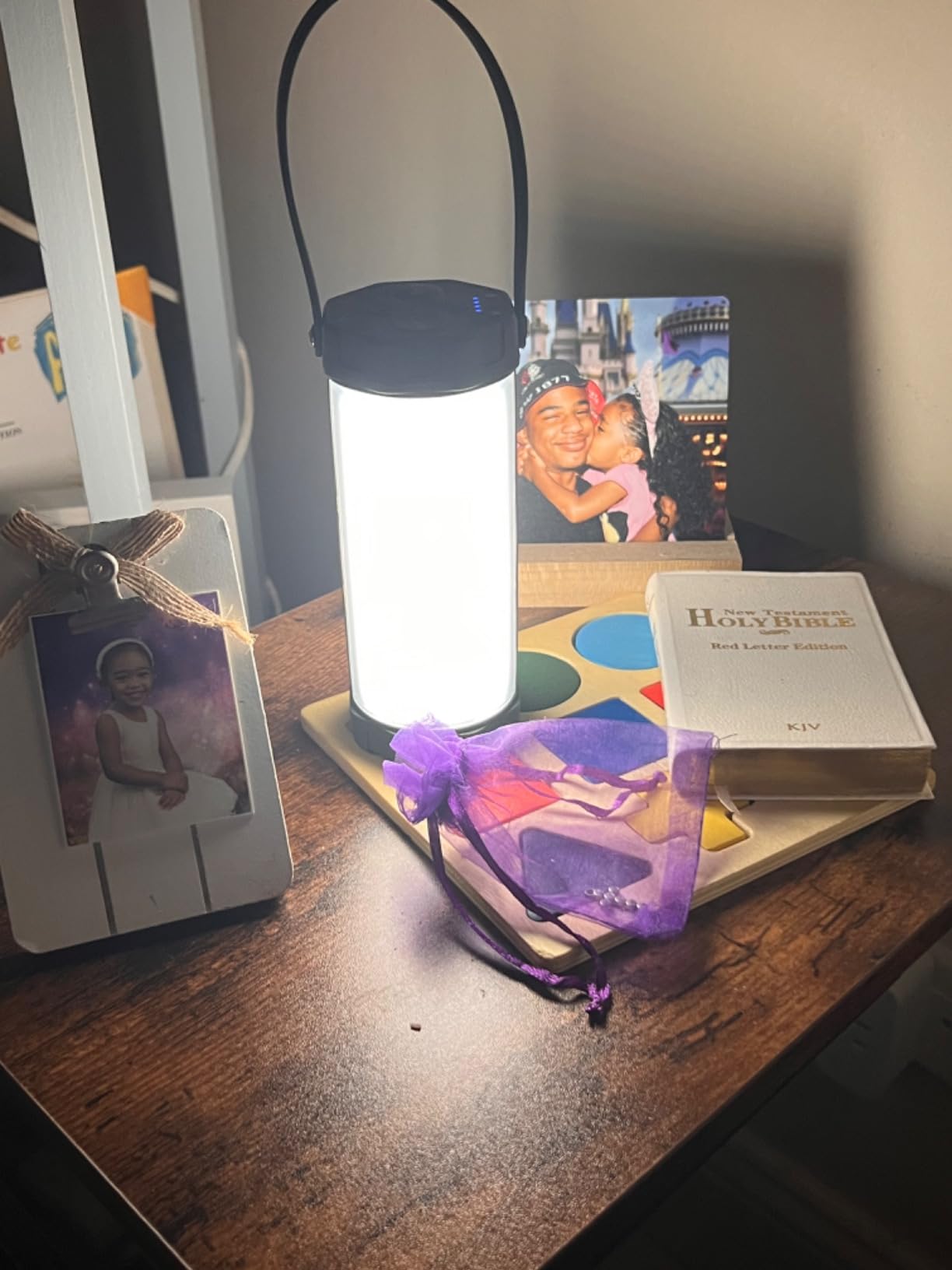 Glocusent 106 LED Camping Lights, 5000mAh Rechargeable Lantern for Outages customer photo 2