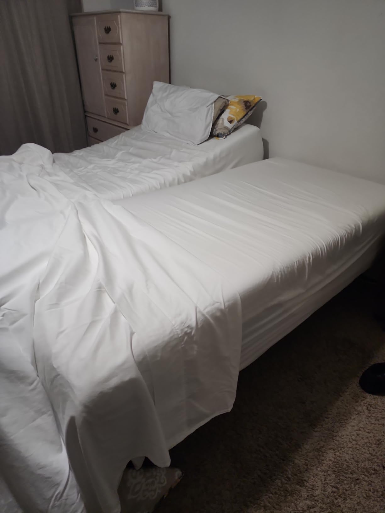 ESHINE Adjustable Bed Frame with 14