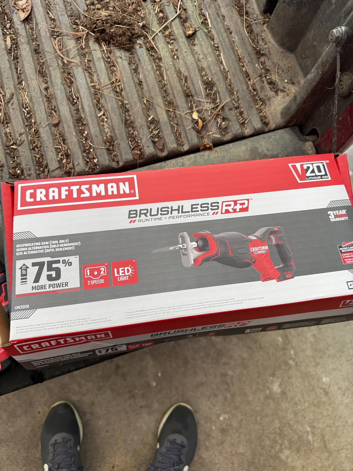 CRAFTSMAN V20 RP Cordless Reciprocating Saw, 3,200 RPM, 8 inch, Bare Tool Only (CMCS351B) customer photo 1