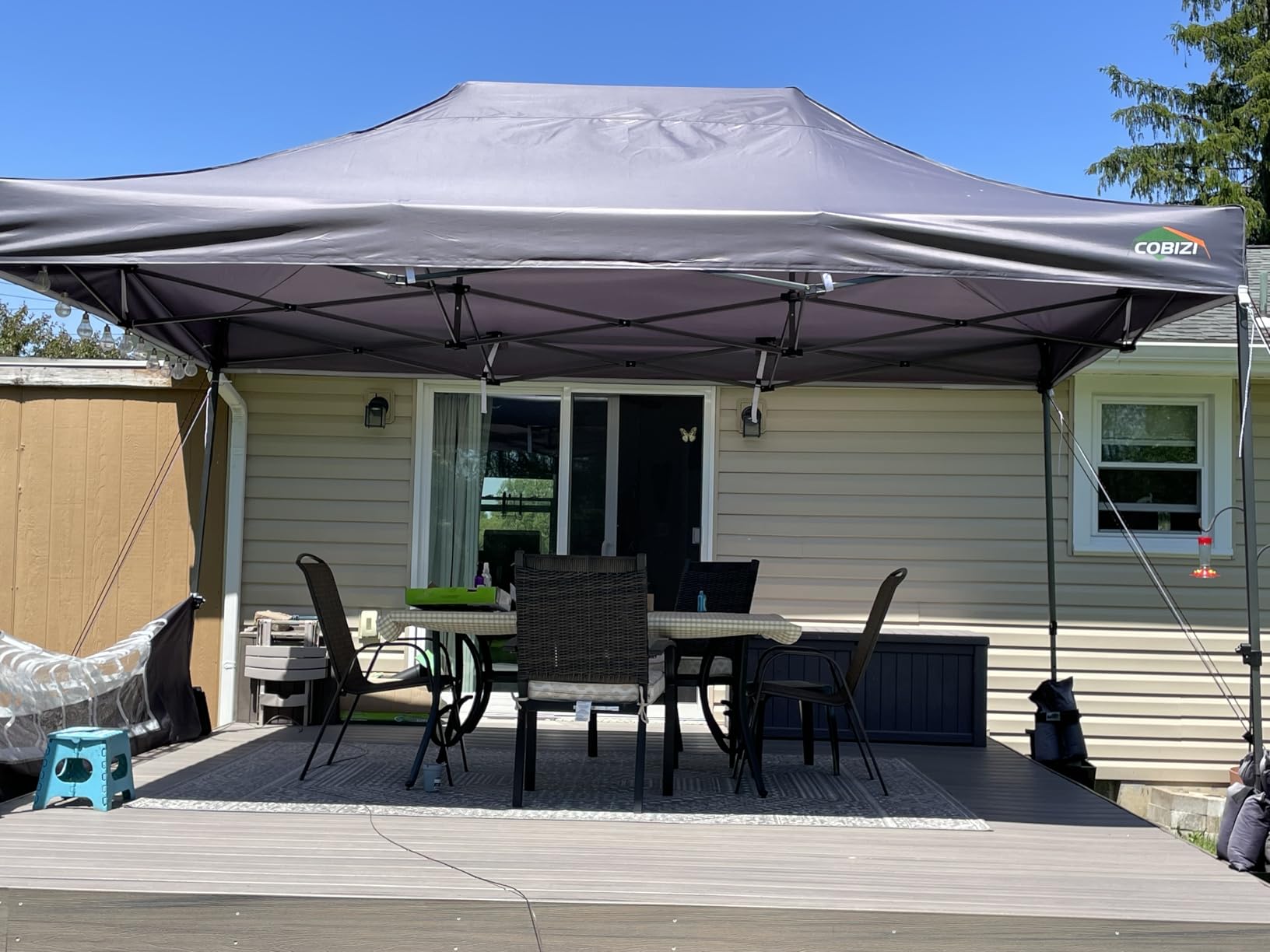 COBIZI 10x10 Heavy Duty Pop up Canopy Tent with Sidewalls Commercial Canopy customer photo 1